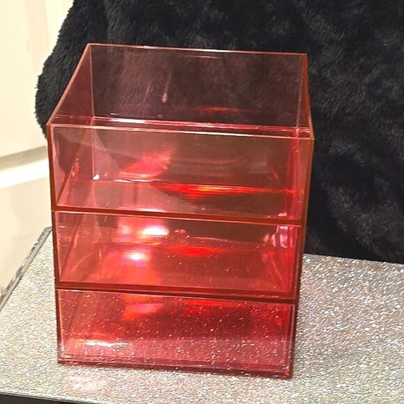 At Home Neon Pink 2-Drawer Storage Organizer - Picture 9 of 11